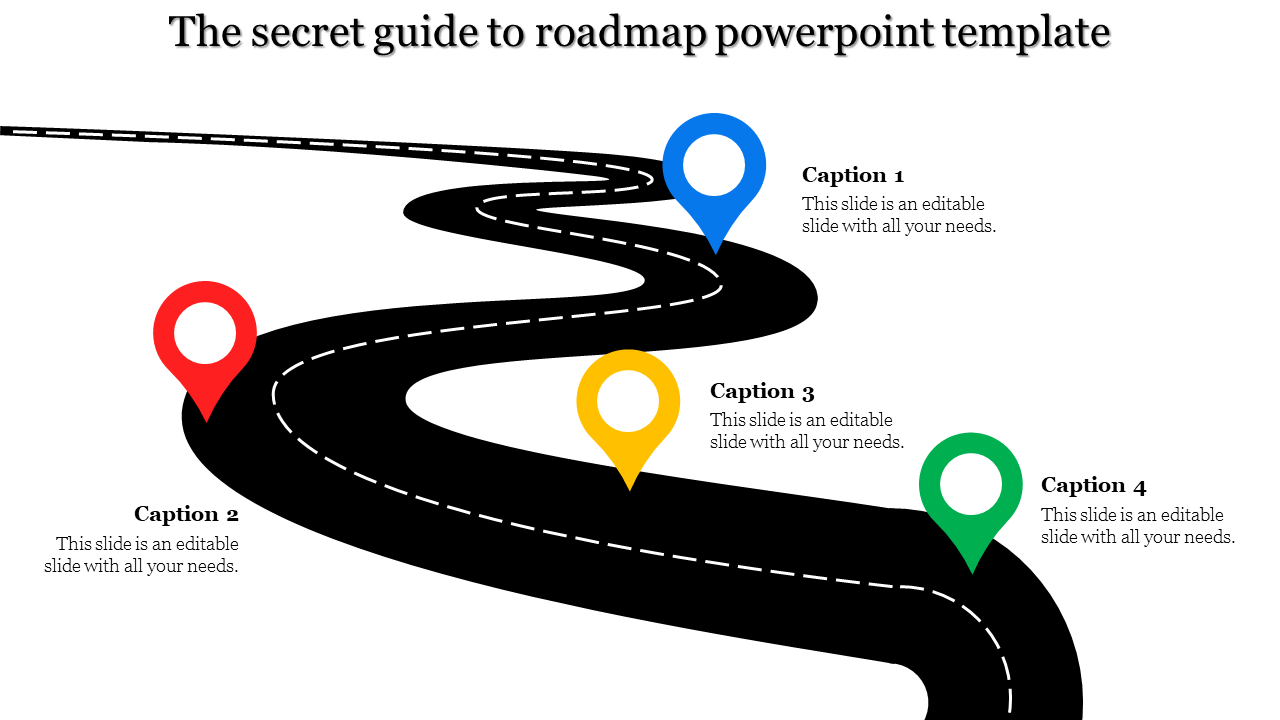 Powerpoint Roadmap Template cari